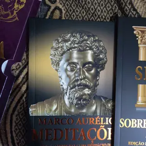 Detalhe dos livros Meditações e Sobre a Brevidade da Vida